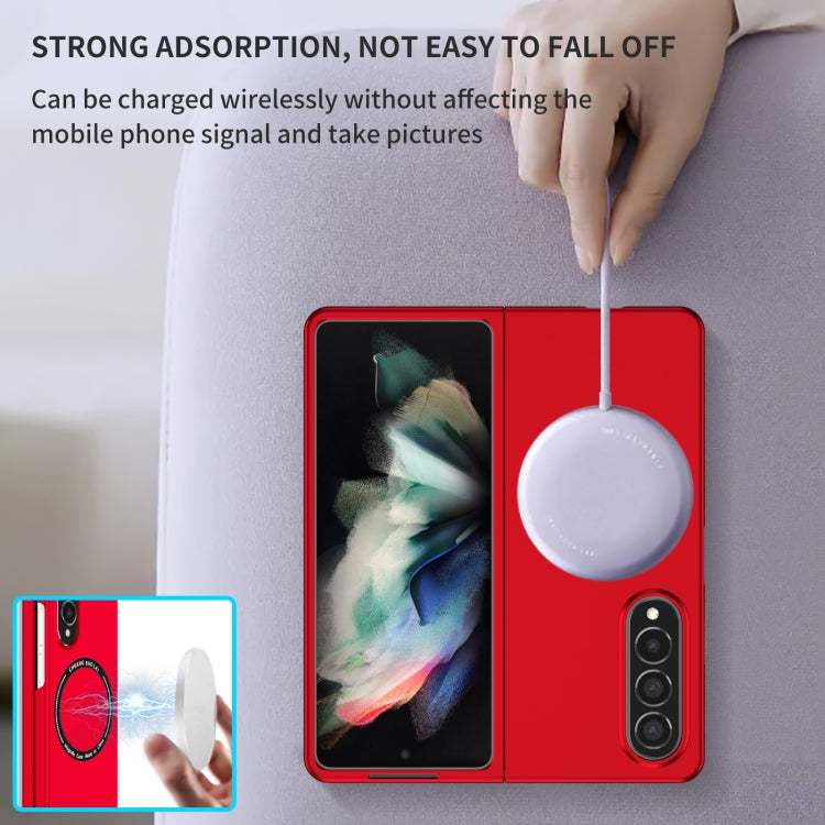 For Samsung Galaxy Z Fold4 Magsafe Magnetic Folding PC Phone Case(Red) - Galaxy Z Fold4 5G Cases by PMC TechLife | Online Shopping South Africa | PMC TechLife