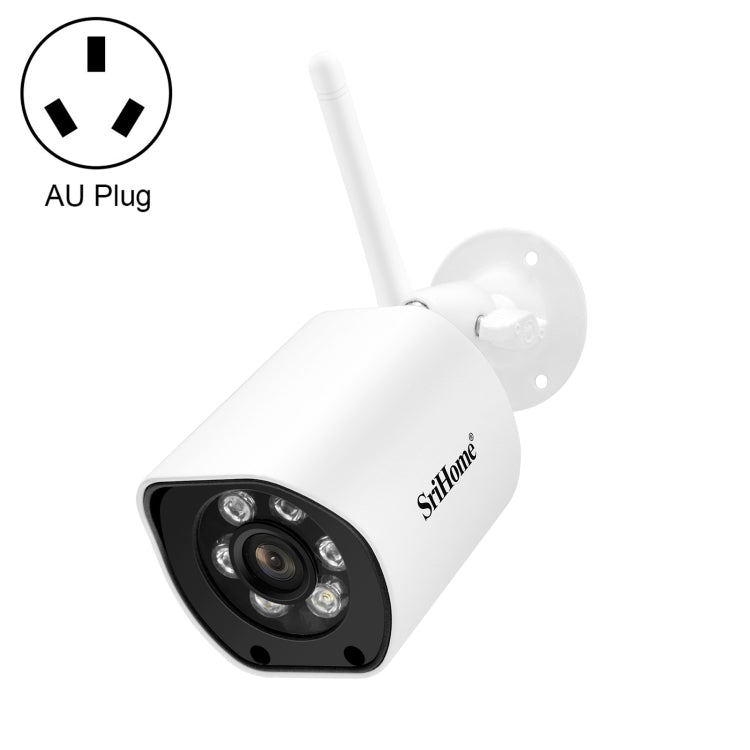 SriHome SH034C 4.0MP AI Humanoid Tracking WiFi Outdoor Surveillance Camera(AU Plug) - Bullet Camera by SriHome | Online Shopping South Africa | PMC TechLife | Buy Now Pay Later Mobicred