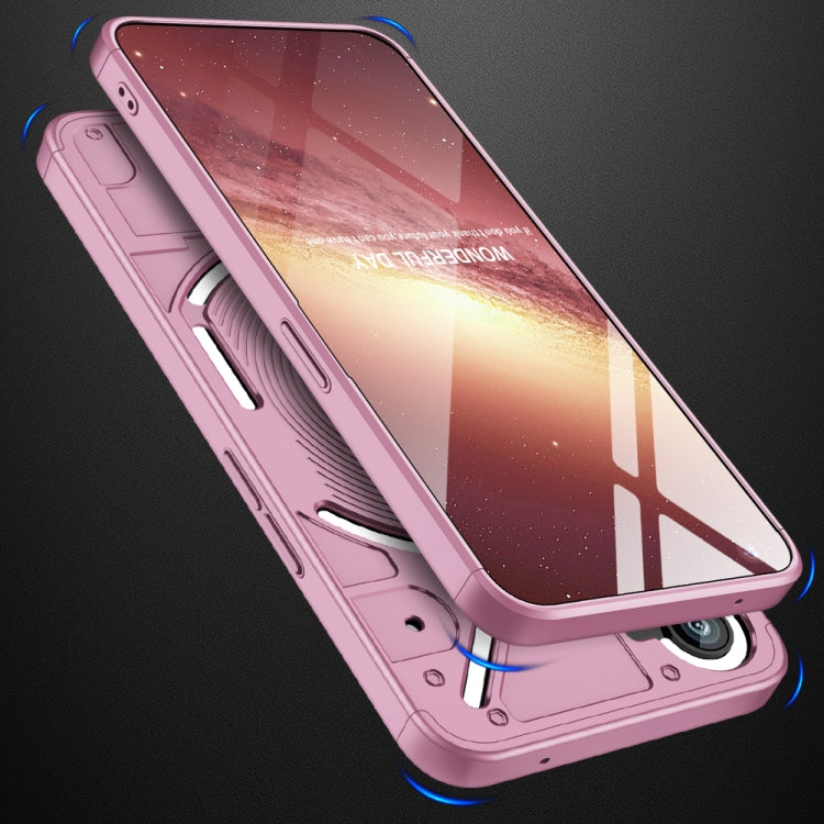 For Nothing Phone 1 GKK Three Stage Splicing Full Coverage PC Phone Case(Rose Gold) - More Brand by GKK | Online Shopping South Africa | PMC TechLife | Buy Now Pay Later Mobicred