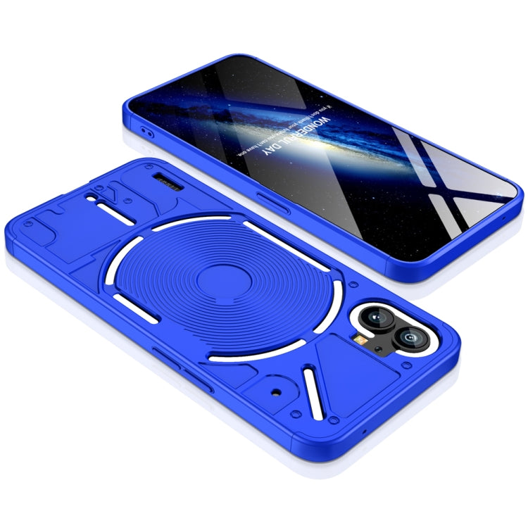 For Nothing Phone 1 GKK Three Stage Splicing Full Coverage PC Phone Case(Blue) - Nothing Cases by GKK | Online Shopping South Africa | PMC TechLife | Buy Now Pay Later Mobicred