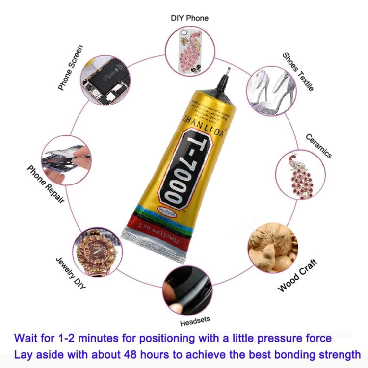 50mL T7000 LCD Screen Black Glue Multifunction Universal DIY Adhesive Glue - Repair Glue Series by PMC Jewellery | Online Shopping South Africa | PMC Jewellery