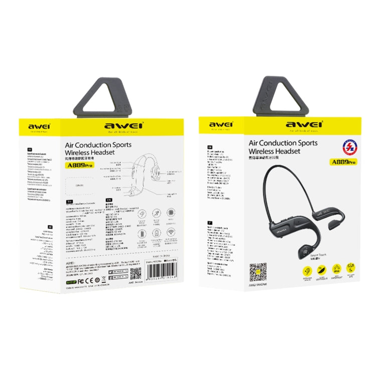 awei A889 Pro Air Conduction Sports Wireless Headset - Sport Earphone by awei | Online Shopping South Africa | PMC Jewellery
