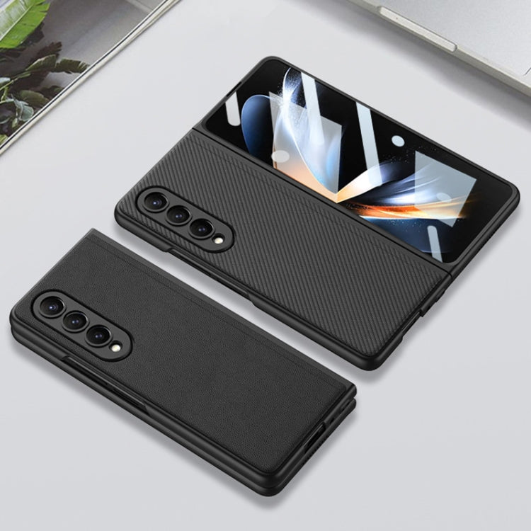 For Samsung Galaxy Z Fold4 GKK Integrated Ultra-thin Folding Leather Phone Case with Stand(Wine Red) - Galaxy Z Fold4 5G Cases by GKK | Online Shopping South Africa | PMC TechLife | Buy Now Pay Later Mobicred