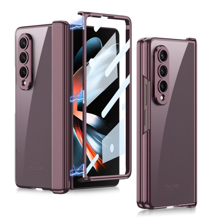 For Samsung Galaxy Z Fold4 GKK Magnetic Hinged Phantom Folding Phone Case(Wine Red) - Galaxy Z Fold4 5G Cases by GKK | Online Shopping South Africa | PMC TechLife | Buy Now Pay Later Mobicred