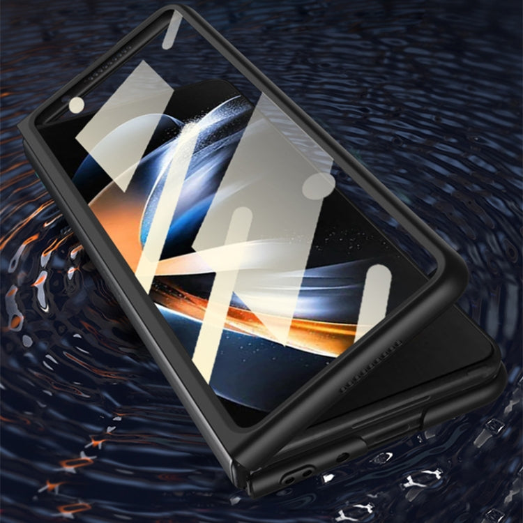 For Samsung Galaxy Z Fold4 GKK Integrated Ultra-thin Full Coverage Phone Flip Case(Night Green) - Galaxy Z Fold4 5G Cases by GKK | Online Shopping South Africa | PMC TechLife