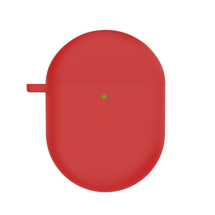For Redmi Buds4 Silicone Earphone Protective Case with D Carabiner(Red) - Xiaomi Earphone Case by PMC TechLife | Online Shopping South Africa | PMC TechLife