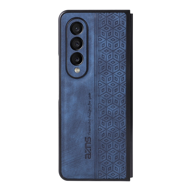 For Samsung Galaxy Z Fold3 5G AZNS 3D Embossed Skin Feel Phone Case(Sapphire Blue) - Galaxy Phone Cases by AZNS | Online Shopping South Africa | PMC TechLife | Buy Now Pay Later Mobicred
