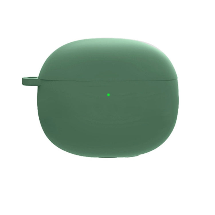For Redmi Buds4 Pro Silicone Earphone Protective Case with D Carabiner(Deep Green) - Xiaomi Earphone Case by PMC TechLife | Online Shopping South Africa | PMC TechLife
