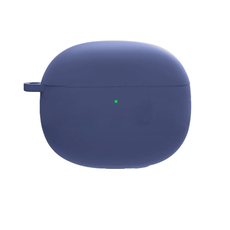 For Redmi Buds4 Pro Silicone Earphone Protective Case with D Carabiner(Dark Blue) - Xiaomi Earphone Case by PMC TechLife | Online Shopping South Africa | PMC TechLife