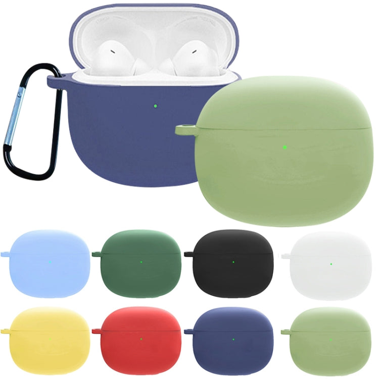 For Redmi Buds4 Pro Silicone Earphone Protective Case with D Carabiner(Deep Green) - Xiaomi Earphone Case by PMC TechLife | Online Shopping South Africa | PMC TechLife