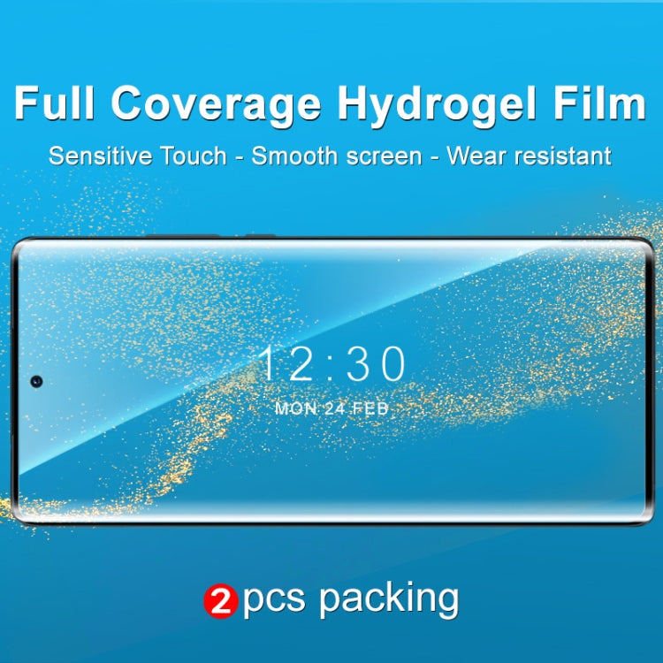For Motorola Moto X30 Pro / Edge 30 Ultra 2pcs imak Curved Full Screen Hydrogel Film Protector - free shipping - PMC TechLife - Order now!