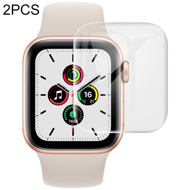 For Apple Watch SE 40mm 2pcs imak Curved Full Screen Hydrogel Film Protector - Screen Protector by imak | Online Shopping South Africa | PMC TechLife | Buy Now Pay Later Mobicred