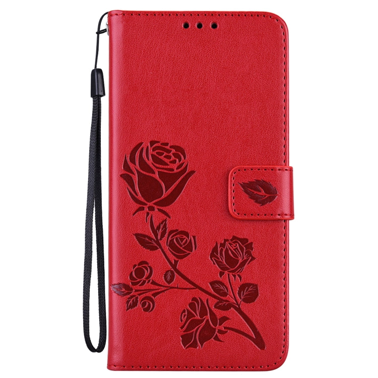 For Xiaomi 12/12X Rose Embossed Flip PU Leather Phone Case(Red) - free shipping - PMC TechLife - Order now!