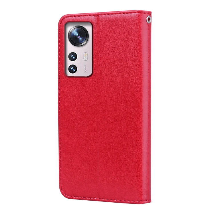 For Xiaomi 12/12X Rose Embossed Flip PU Leather Phone Case(Red) - free shipping - PMC TechLife - Order now!