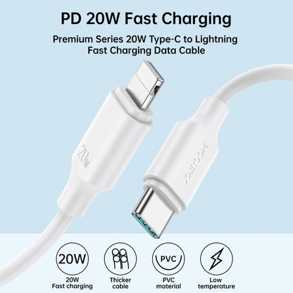 JOYROOM S-CL020A9 20W USB-C/Type-C to 8 Pin Fast Charging Data Cable, Length:2m(Black) - 2 in 1 Cable by JOYROOM | Online Shopping South Africa | PMC Jewellery