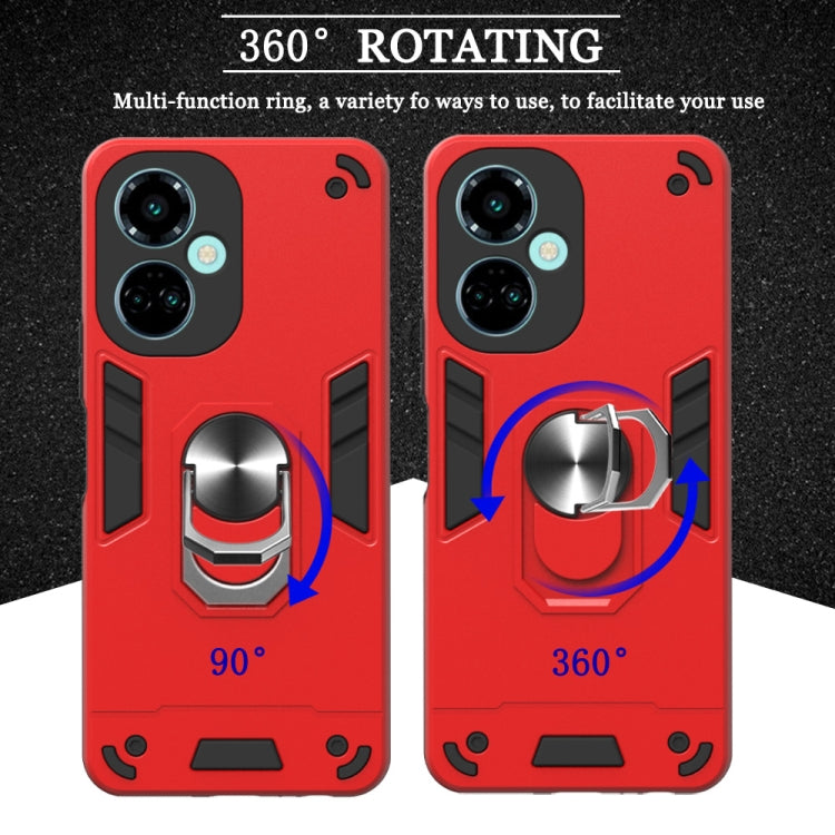 For Tecno Camon 19/Camon 19 Pro 5G 2 in 1 Armour Series PC + TPU Protective Phone Case(Red) - free shipping - PMC TechLife - Order now!
