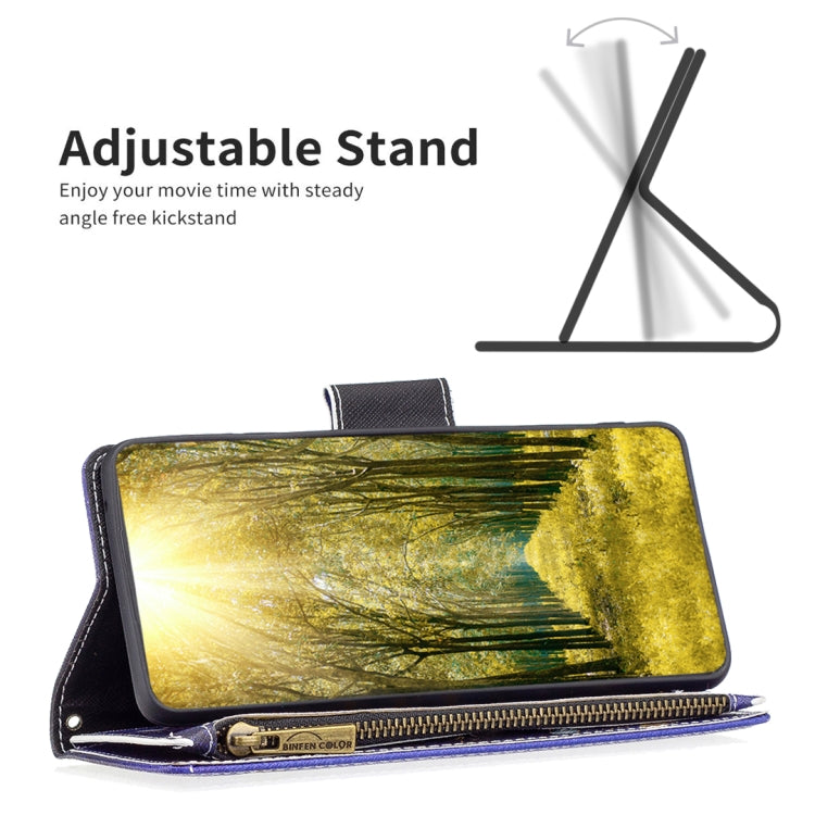 For Samsung Galaxy A14 5G Colored Drawing Pattern Zipper Leather Phone Case(Purple Butterfly) - free shipping - PMC TechLife - Order now!