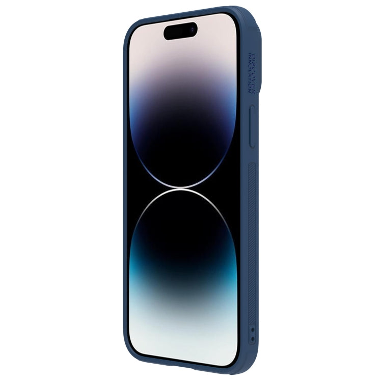 For iPhone 14 Pro NILLKIN PC + TPU Magnetic Phone Case(Blue) - iPhone 14 Pro Cases by NILLKIN | Online Shopping South Africa | PMC Jewellery