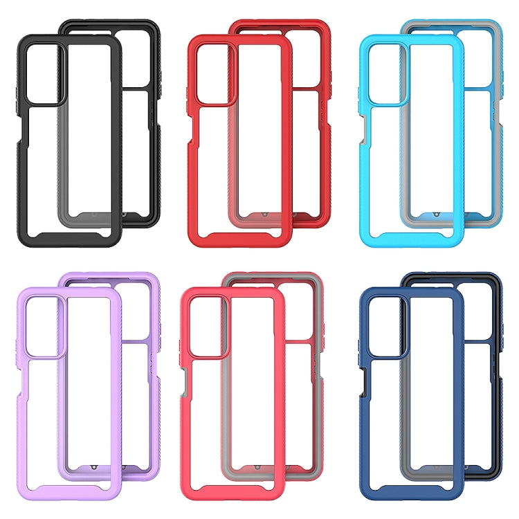 For Xiaomi Redmi Note 11 Pro+ 5G Global Starry Sky Solid Color Shockproof TPU Clear PC Phone Case(Purple) - free shipping - PMC TechLife - Order now!