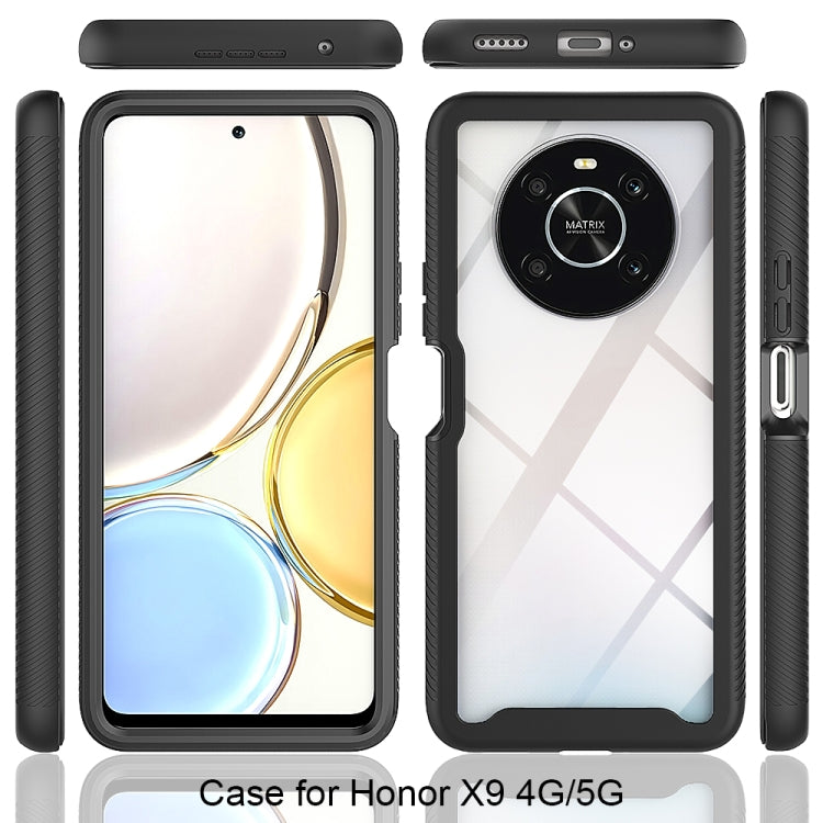 For Honor X9 4G / 5G / Magic 4 Lite Starry Sky Solid Color Shockproof TPU Clear PC Phone Case(Purple) - free shipping - PMC TechLife - Order now!