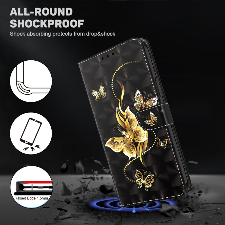 For Samsung Galaxy A14 5G 3D Painted Leather Phone Case(Golden Swallow Butterfly) - free shipping - PMC TechLife - Order now!