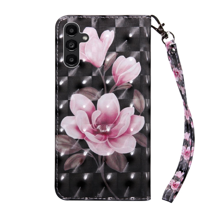 For Samsung Galaxy A14 5G 3D Painted Leather Phone Case(Pink Flower) - free shipping - PMC TechLife - Order now!