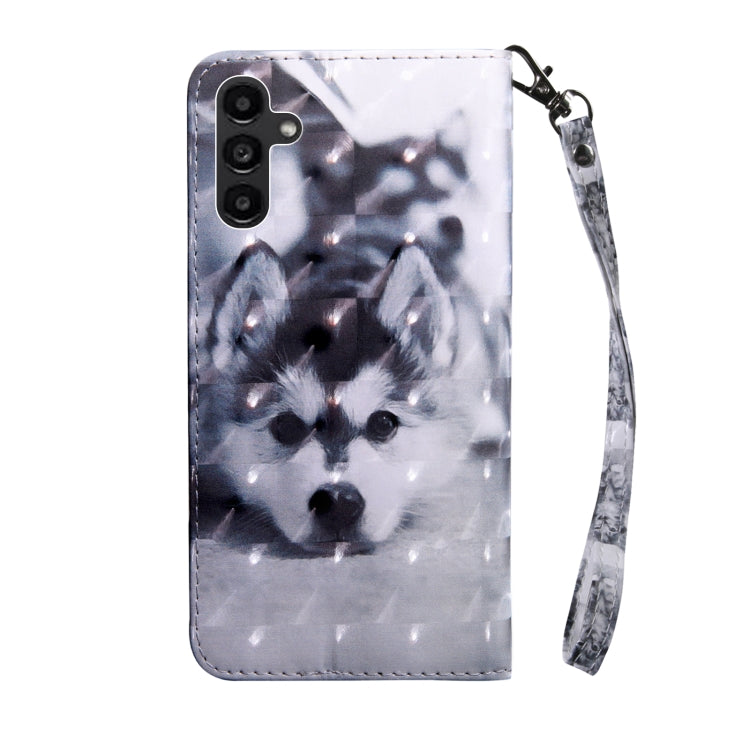 For Samsung Galaxy A14 5G 3D Painted Leather Phone Case(Smile Cat) - free shipping - PMC TechLife - Order now!