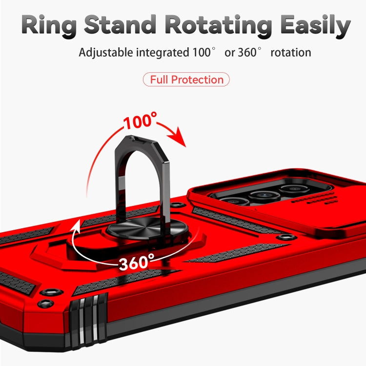 For Samsung Galaxy A14 5G Sliding Camshield Holder Phone Case(Red) - free shipping - PMC TechLife - Order now!