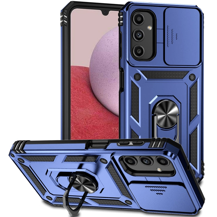 For Samsung Galaxy A14 5G Sliding Camshield Holder Phone Case(Blue) - free shipping - PMC TechLife - Order now!