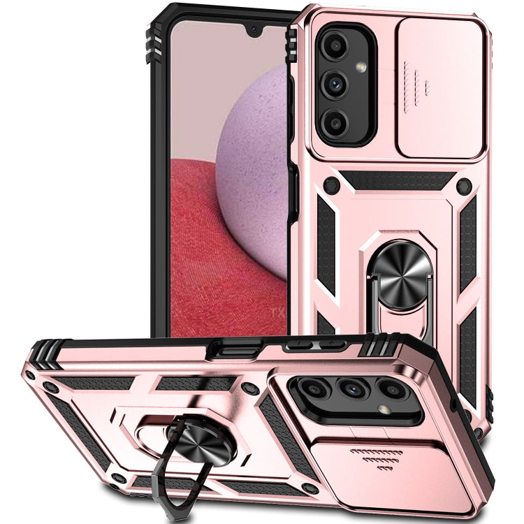 For Samsung Galaxy A14 5G Sliding Camshield Holder Phone Case(Rose Gold) - free shipping - PMC TechLife - Order now!