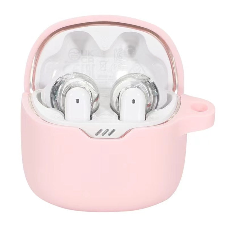 For JBL Tune Flex Earphone Silicone Protective Case(Pink) - JBL Earphone Case by PMC TechLife | Online Shopping South Africa | PMC TechLife