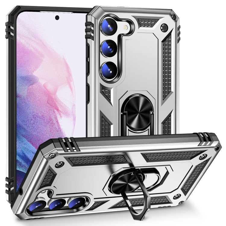 For Samsung Galaxy S23+ 5G Shockproof TPU + PC Phone Case(Silver) - free shipping - PMC TechLife - Order now!