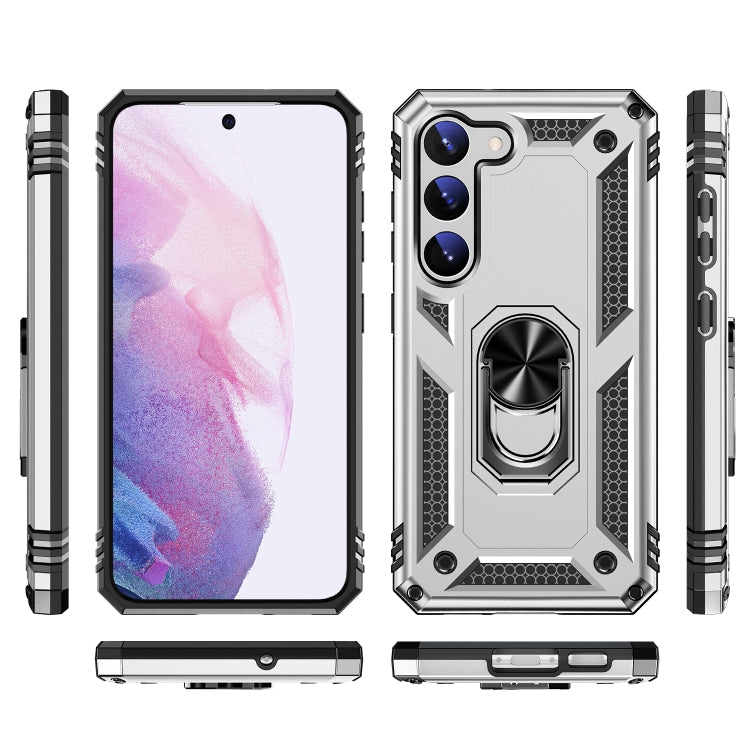 For Samsung Galaxy S23+ 5G Shockproof TPU + PC Phone Case(Silver) - free shipping - PMC TechLife - Order now!