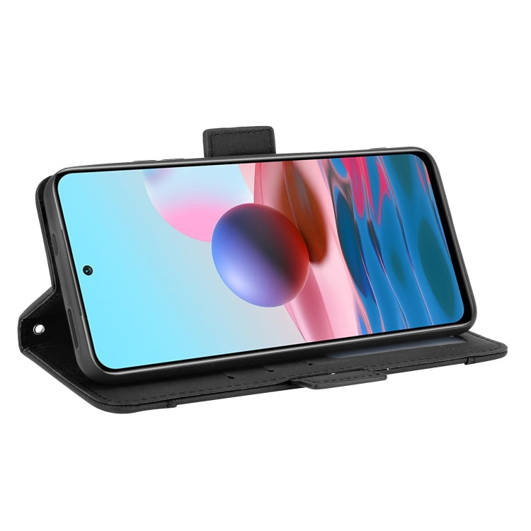 For Xiaomi Poco M5S / Redmi Note 10 4G / 10S Skin Feel Calf Texture Card Slots Leather Phone Case(Black) - free shipping - PMC TechLife - Order now!