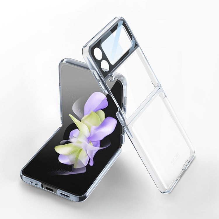 For Samsung Galaxy Z Flip4 GKK Integrated Electroplating All-inclusive Phone Case(Transparent) - Galaxy Z Flip4 5G Cases by GKK | Online Shopping South Africa | PMC Jewellery