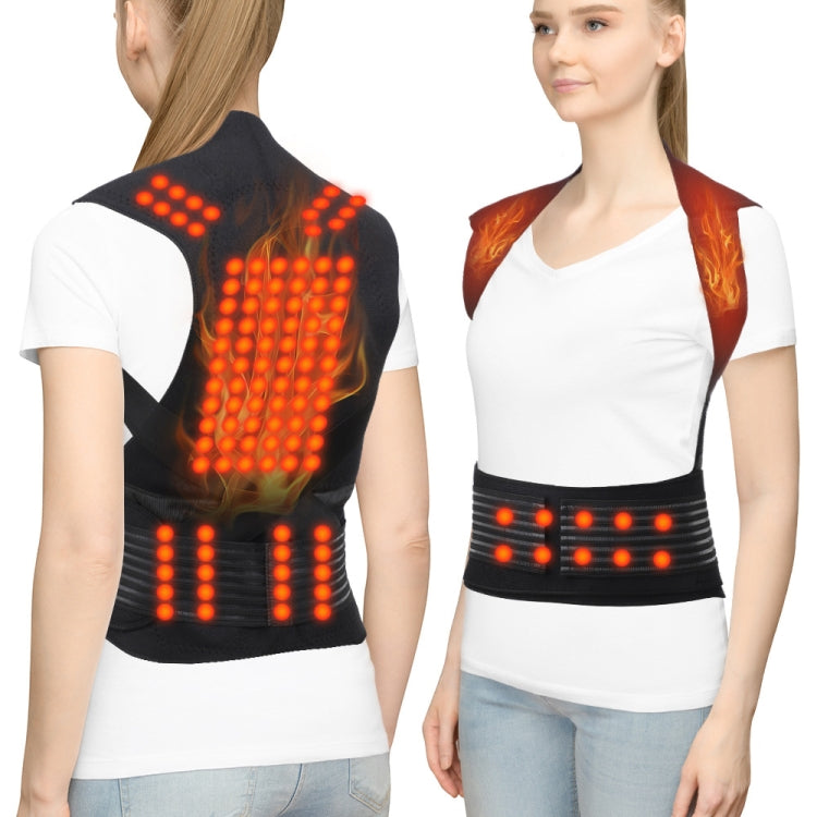 HailiCare Household Neck Back Waist Protector Waistcoat Warm Vest Protective Gear with Magnet Therapy, Size:M - Corrector by PMC Jewellery | Online Shopping South Africa | PMC Jewellery