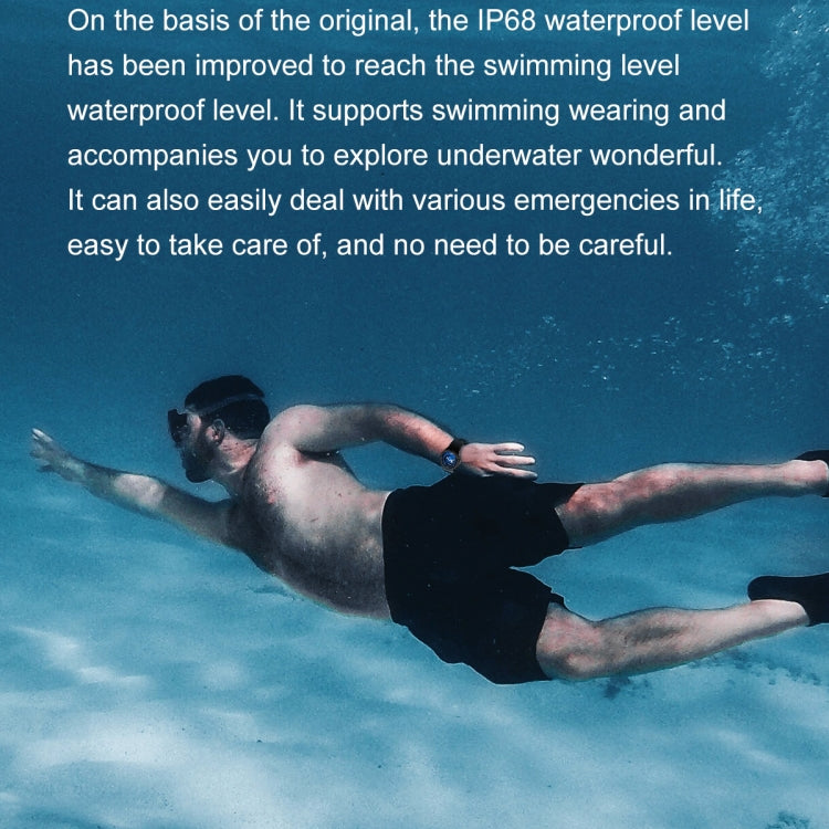 Ochstin 5HK46P 1.36 inch Round Screen Leather Strap Smart Watch with Bluetooth Call Function(Black) - free shipping - PMC TechLife - Order now!