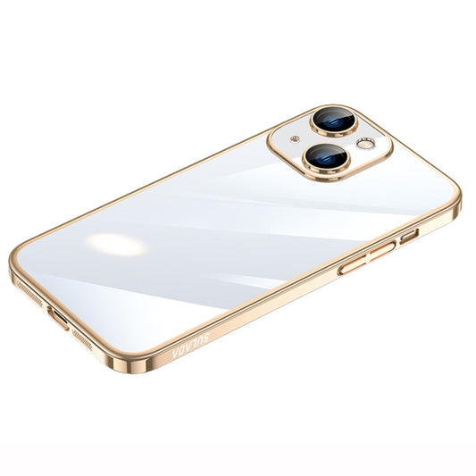 For iPhone 14 SULADA Hard PC Shockproof Phone Case(Gold) - iPhone 14 Cases by SULADA | Online Shopping South Africa | PMC Jewellery