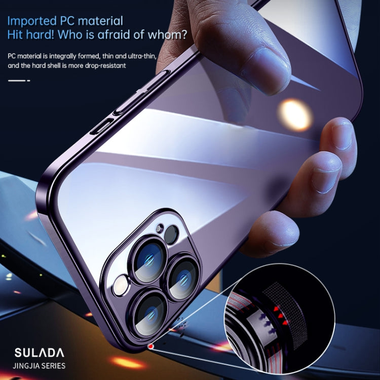 For iPhone 14 SULADA Hard PC Shockproof Phone Case(Dark Purple) - free shipping - PMC TechLife - Order now!