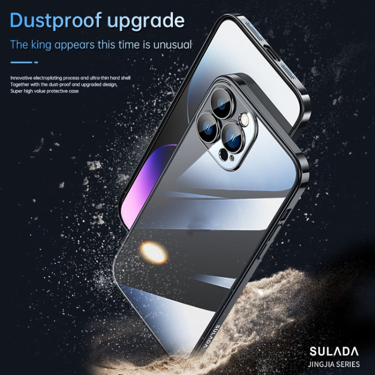 For iPhone 14 Pro SULADA Hard PC Shockproof Phone Case(Silver) - iPhone 14 Pro Cases by SULADA | Online Shopping South Africa | PMC Jewellery