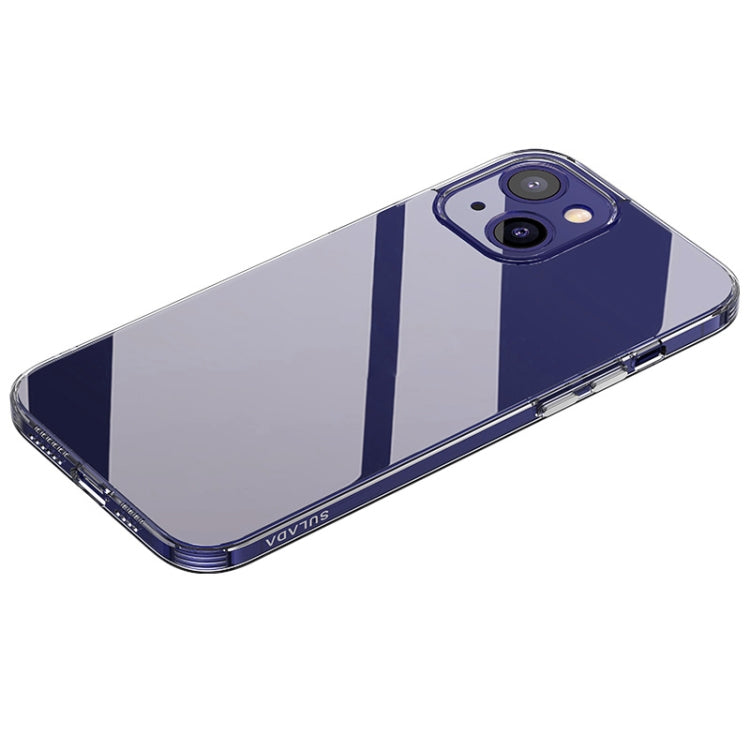 For iPhone 14 SULADA Frosted Series Shockproof Transparent TPU Phone Case(Purple) - iPhone 14 Cases by SULADA | Online Shopping South Africa | PMC Jewellery