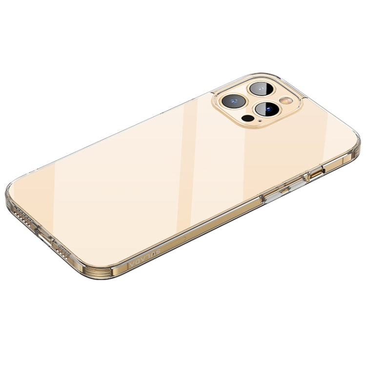 For iPhone 14 Pro Max SULADA Frosted Series Shockproof Transparent TPU Phone Case(Gold) - iPhone 14 Pro Max Cases by SULADA | Online Shopping South Africa | PMC TechLife | Buy Now Pay Later Mobicred
