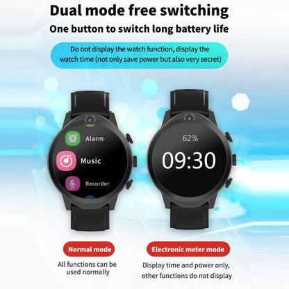 Rogbid Brave 2 1.45 inch TFT Screen Android 9.0 LTE 4G Smart Watch, Support Face Recognition(Grey) - Smart Watches by Rogbid | Online Shopping South Africa | PMC Jewellery | Buy Now Pay Later Mobicred