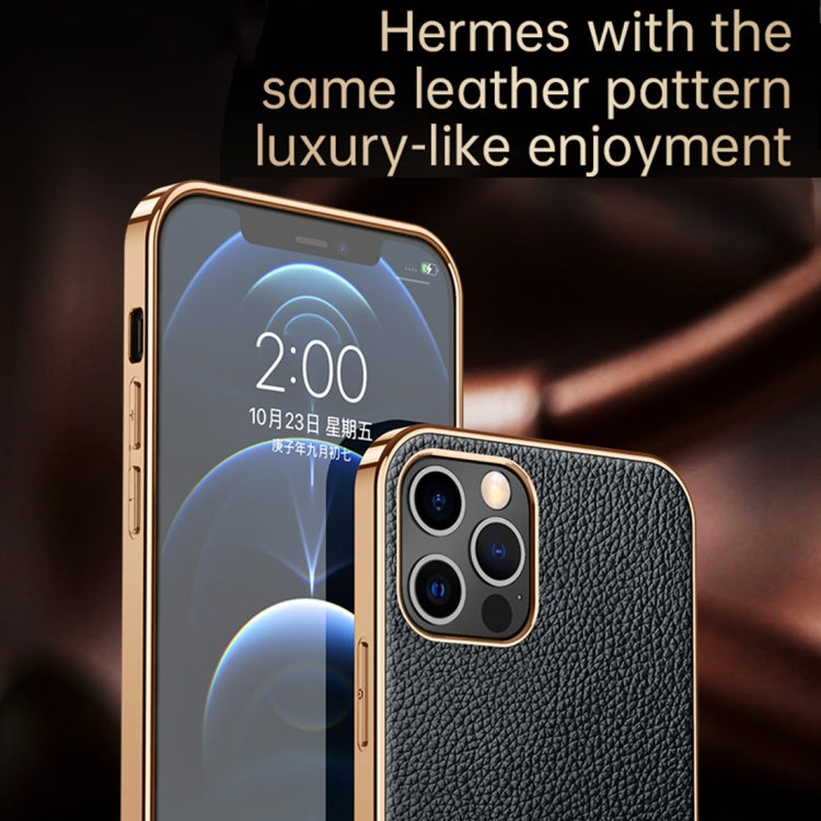 For iPhone 14 SULADA Shockproof TPU + Handmade Leather Phone Case(Red) - iPhone 14 Cases by SULADA | Online Shopping South Africa | PMC TechLife | Buy Now Pay Later Mobicred