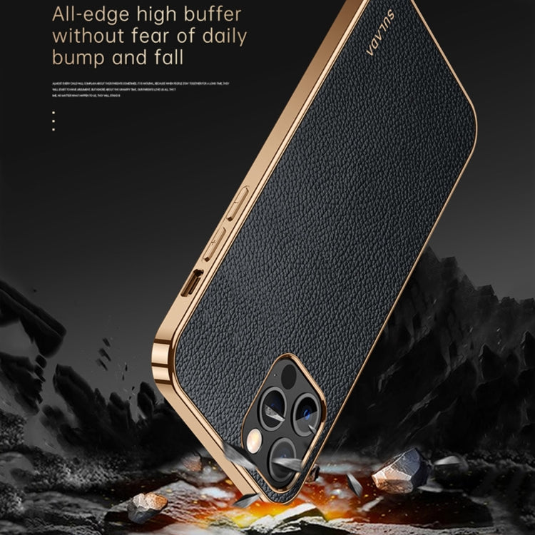 For iPhone 14 SULADA Shockproof TPU + Handmade Leather Phone Case(Borwn) - iPhone 14 Cases by SULADA | Online Shopping South Africa | PMC TechLife | Buy Now Pay Later Mobicred