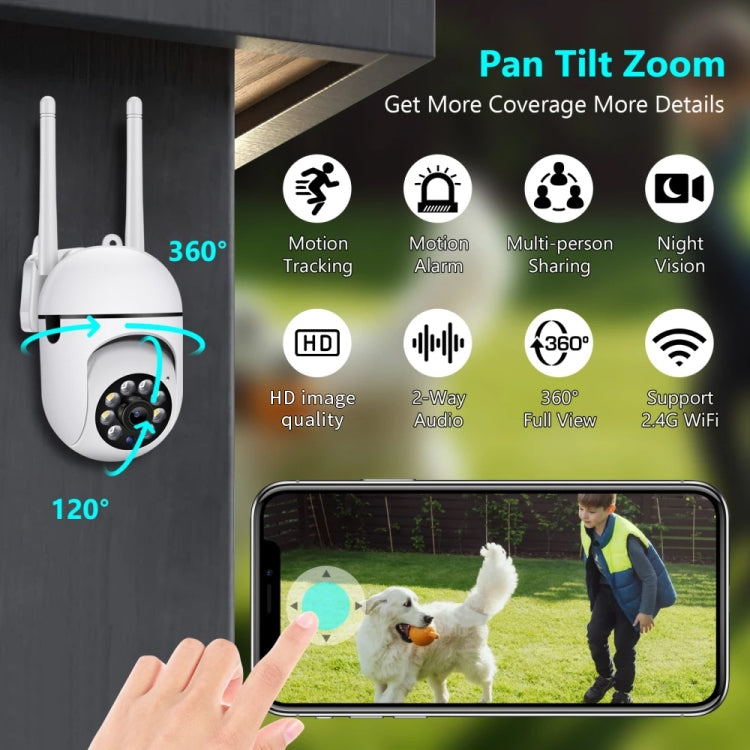 A7 1080P HD Wireless WiFi Smart Surveillance Camera Support Night Vision / Two Way Audio with 32G Memory - Wireless Camera by PMC Jewellery | Online Shopping South Africa | PMC Jewellery