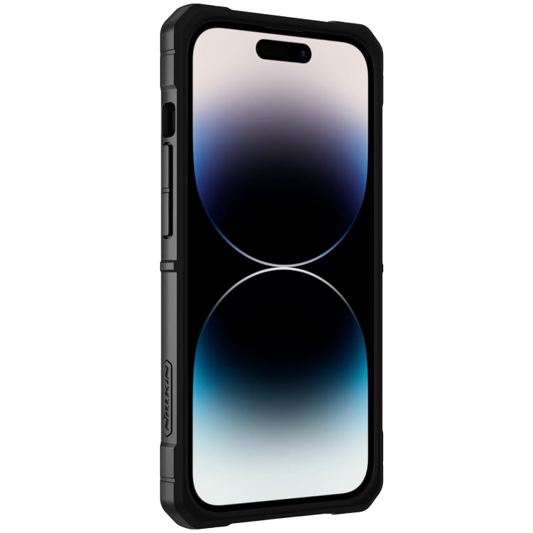 For iPhone 14 Pro NILLKIN Sliding Camera Cover Design TPU + PC Phone Case(Black) - iPhone 14 Pro Cases by NILLKIN | Online Shopping South Africa | PMC Jewellery