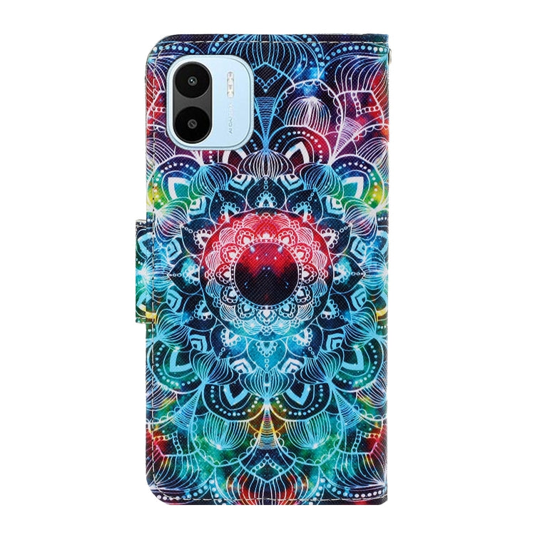 For Xiaomi Redmi A1 Colored Drawing Pattern Leather Phone Case(Mandala) - free shipping - PMC TechLife - Order now!