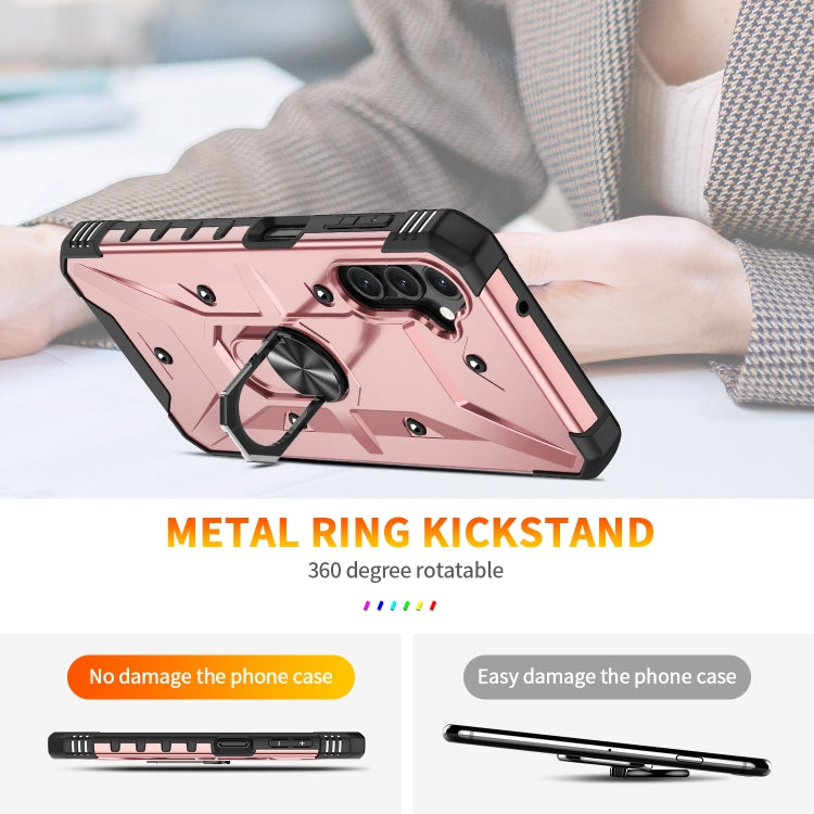 For Samsung Galaxy A14 5G Ring Holder Phone Case(Rose Gold) - free shipping - PMC TechLife - Order now!