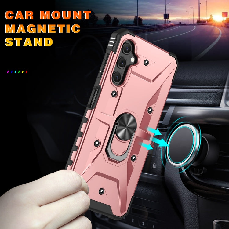 For Samsung Galaxy A14 5G Ring Holder Phone Case(Rose Gold) - free shipping - PMC TechLife - Order now!